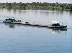 
Barge between Edfu to Esna , June 2010